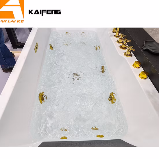 Banheira de hidromassagem autônoma para banheiro, banheira de massagem acrílica (KF